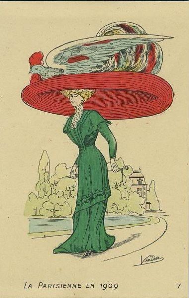 Старинные карикатуры на моду