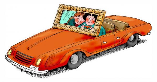 Кабриолет карикатура