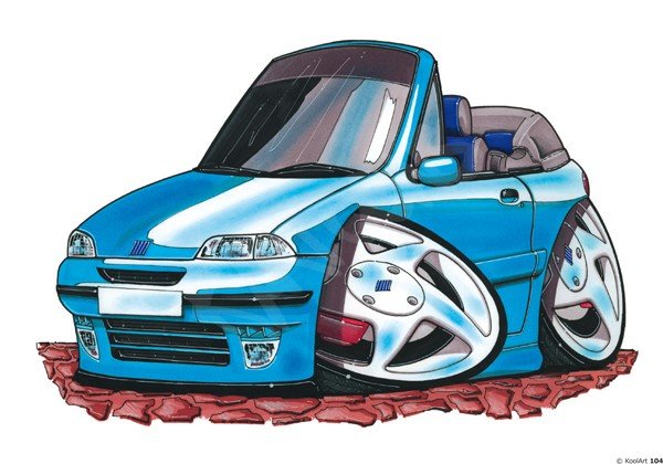 Картинки карикатуры кабриолет