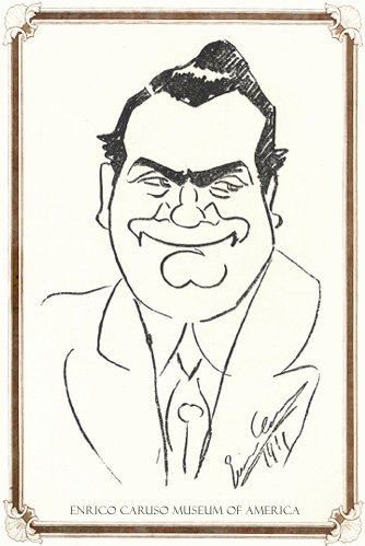 Карикатуры Карузо