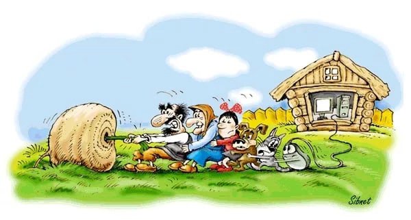 Репка карикатура