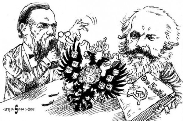 Карл Маркс карикатура