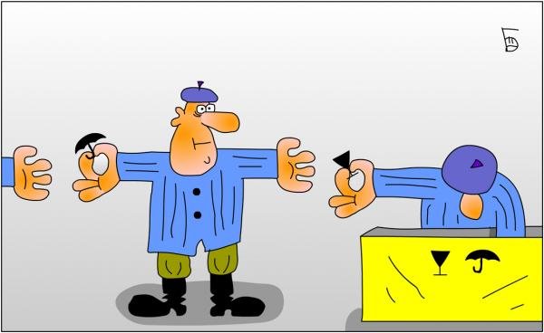 Карикатуры на работников склада