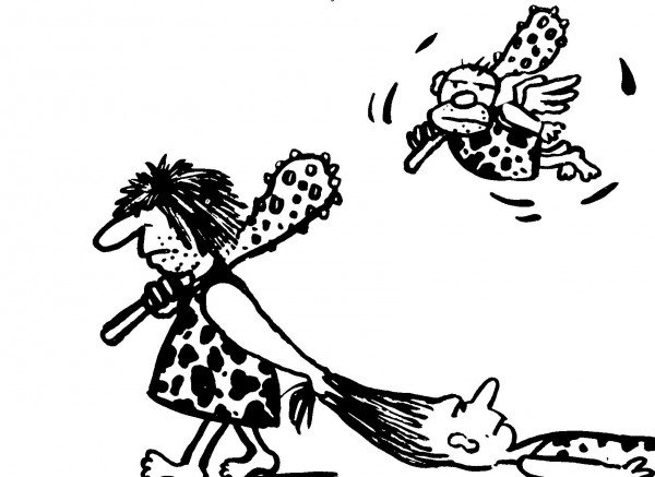 Первобытная женщина карикатура