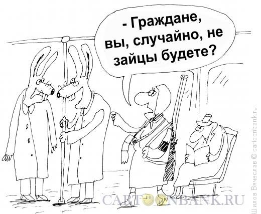 Заяц карикатура