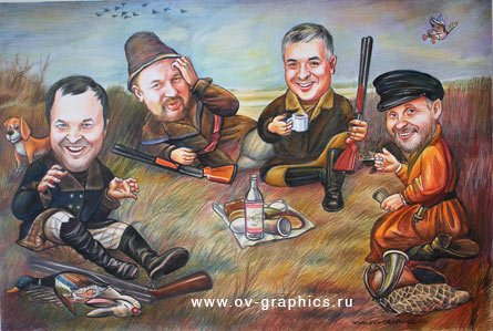 Шард охотники на привале