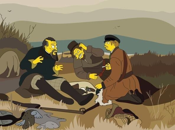 Охотники на привале симпсоны