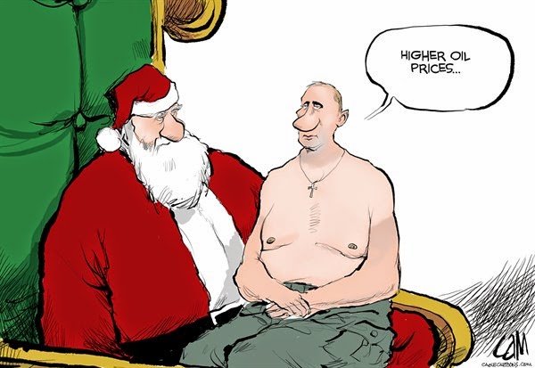 Новогодние политические карикатуры