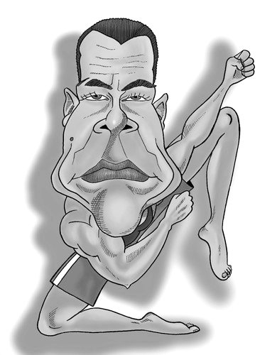 Удар по лицу мультяшный