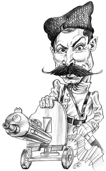 Василий Иванович Чапаев карикатура