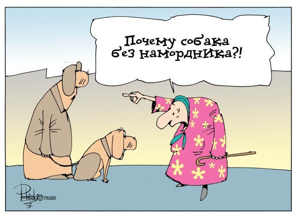 Собака карикатура