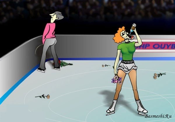 Фигурное катание карикатуры