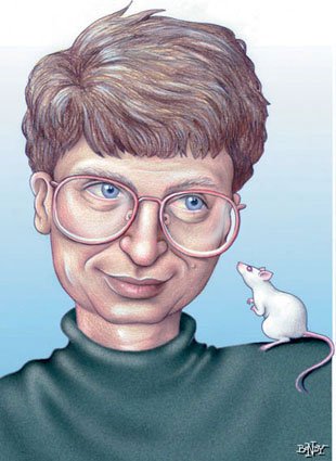 Билл Гейтс шарж