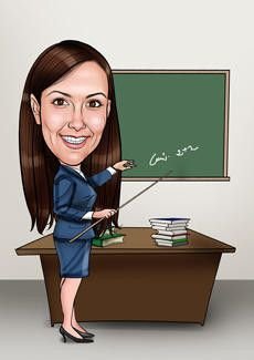 Шарж на преподавателя