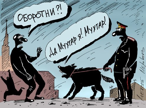 Полицейский Меринов карикатуры