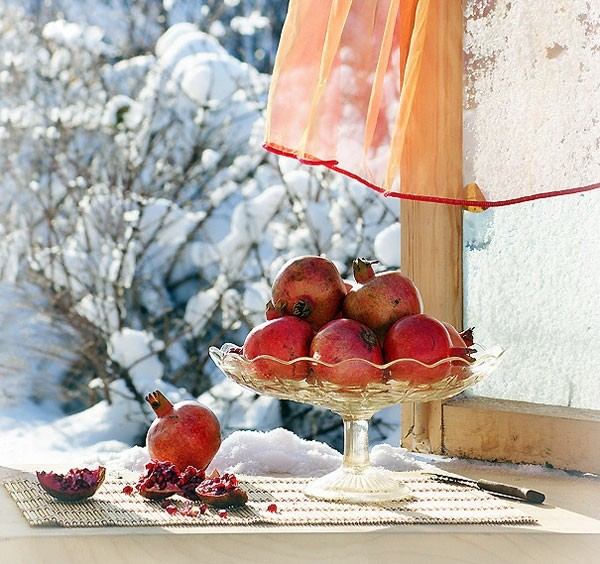 Зимний натюрморт живопись