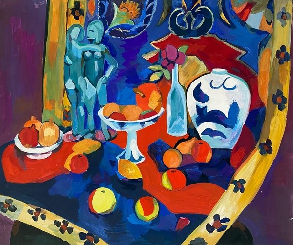 Анри Матисс натюрморт фрукты и бронза