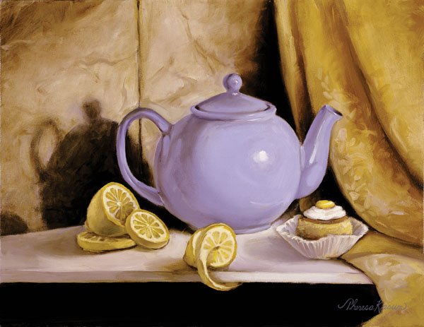 Натюрморт с заварочным чайником