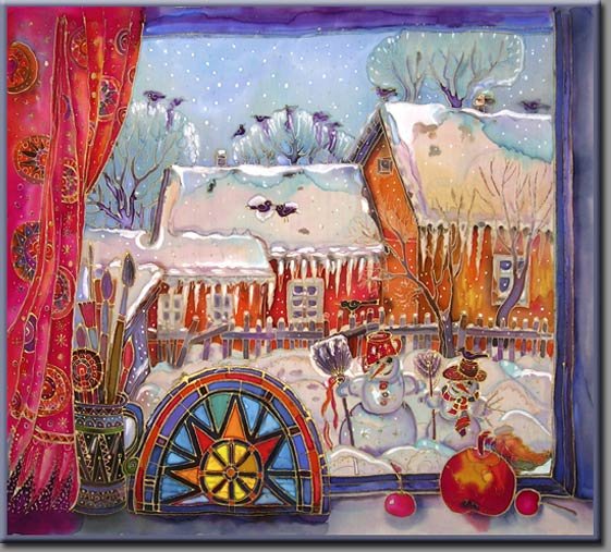 Романова-Никитенко Елена. Новогодний натюрморт