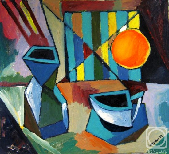 Натюрморт в стилистике кубизма