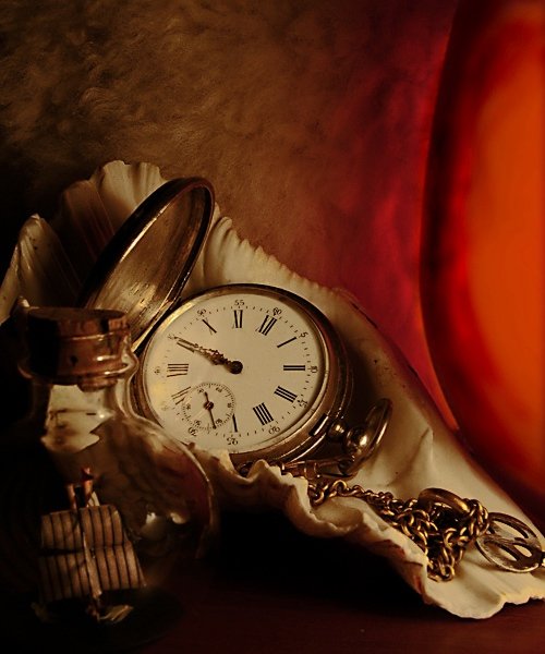 Натюрморт с часами