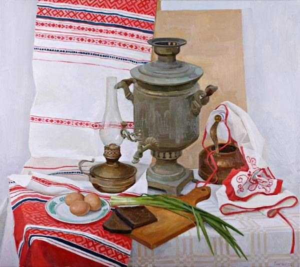 Рушник в живописи