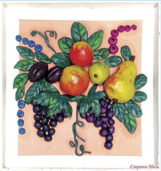 Лепка натюрморта из пластилина