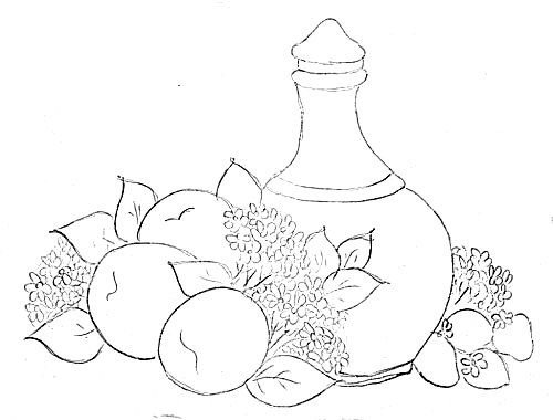 Натюрморт раскраска