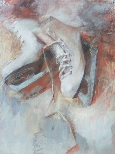 Коньки фигурные живопись