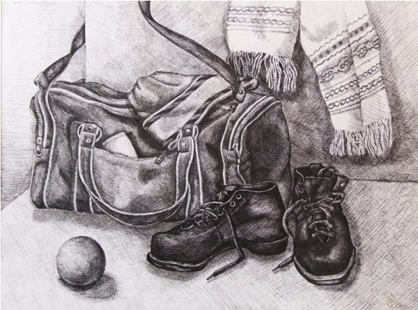 Натюрморт с сапогами