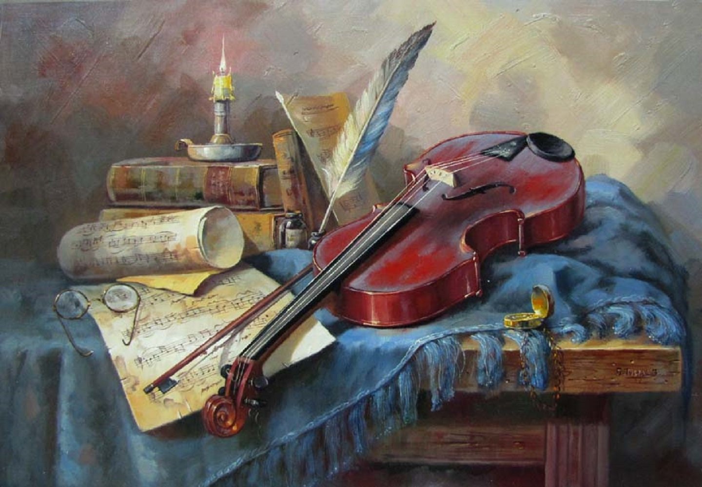 Музыкальные инструменты в живописи