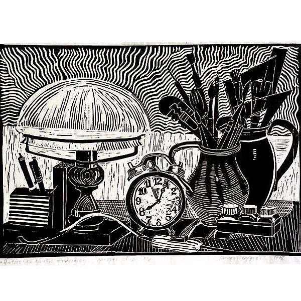 Купреянов Николай гравюра натюрморт