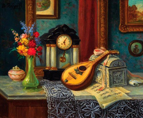 Тематический натюрморт постановка