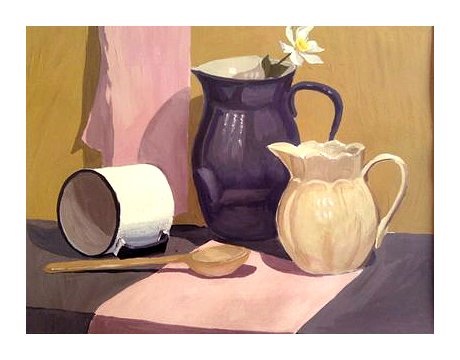 Натюрморт из 3 предметов в цвете