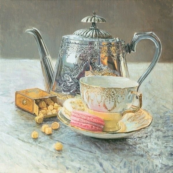 Натюрморт с чайной посудой