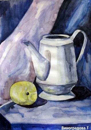 Натюрморт в холодной гамме