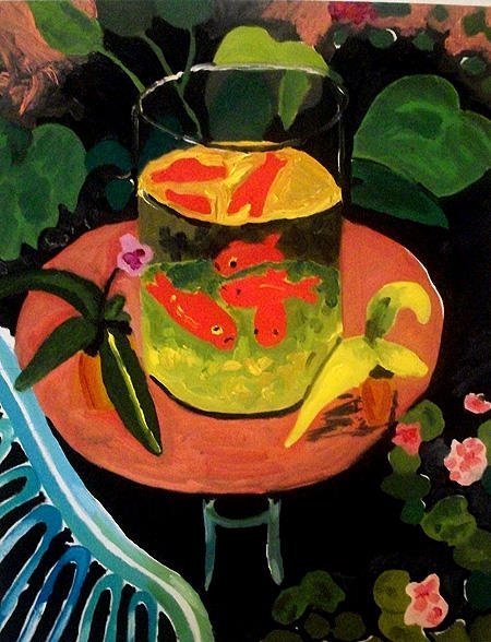 Анри Матисс красные рыбки