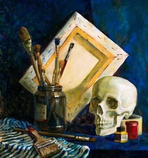 Н Романова натюрморт в интерьере картина