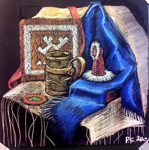 Якутский натюрморт живопись Лукина