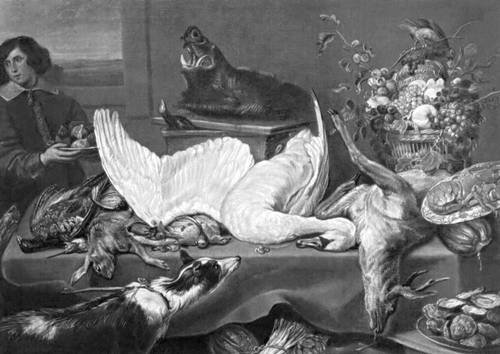 Франс Снейдерс натюрморт с лебедем