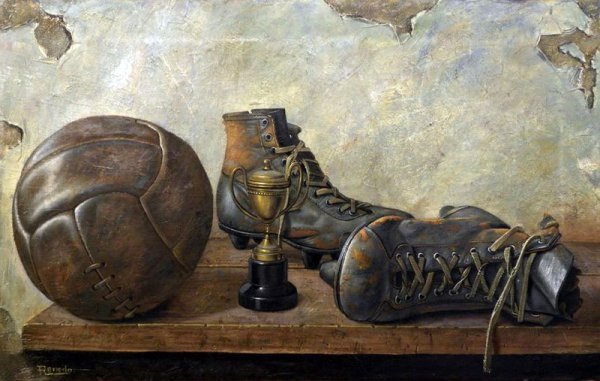 Тематический натюрморт спорт