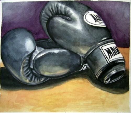 Натюрморт боксера