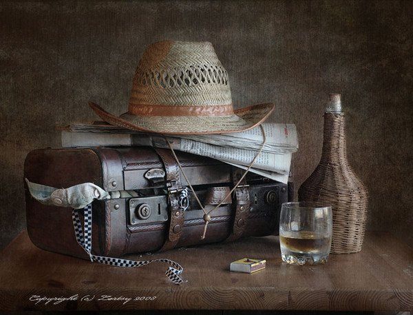 Натюрморт с кораблем