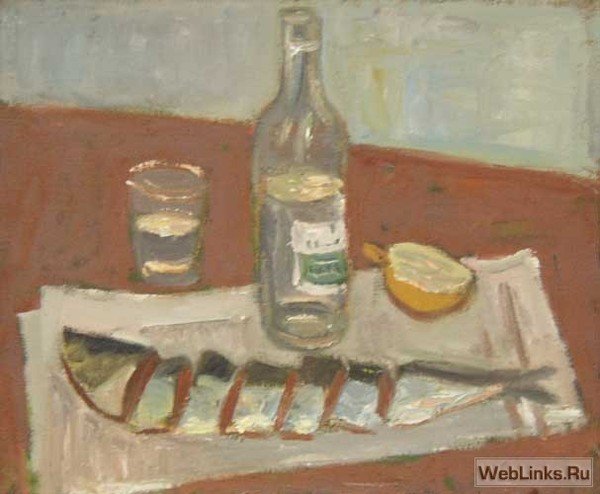 Петров-Водкин натюрморт с водкой