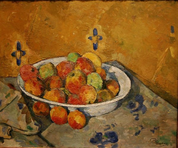 Поль Сезанн зеленые яблоки