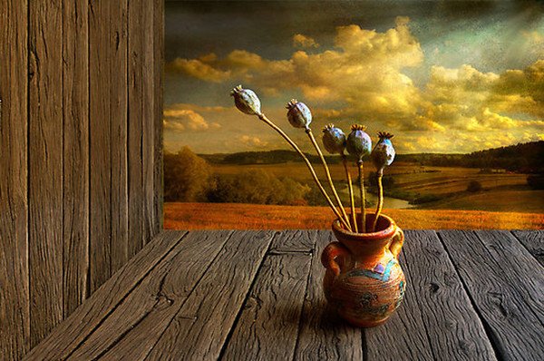 Натюрморт дерево