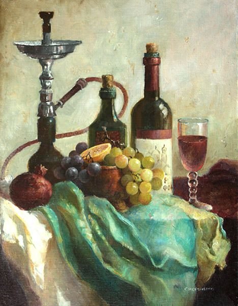 Натюрморт с кальяном