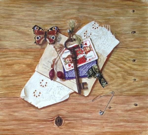 Обманка акварелью