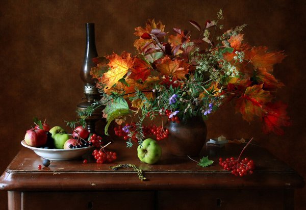 Красивый осенний натюрморт
