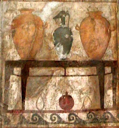 Натюрморт из Помпей 1 век н.э